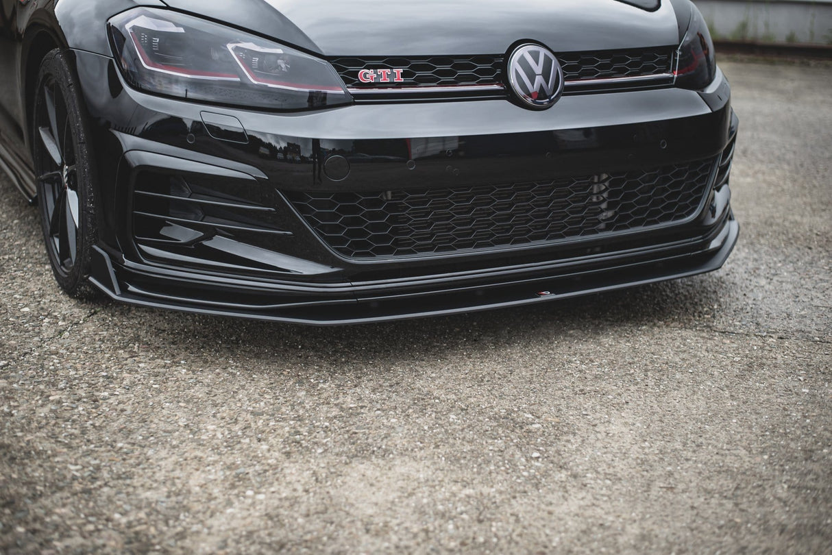 Maxton Design Racing Durability Front Splitter VW Golf Mk7 GTi TCR