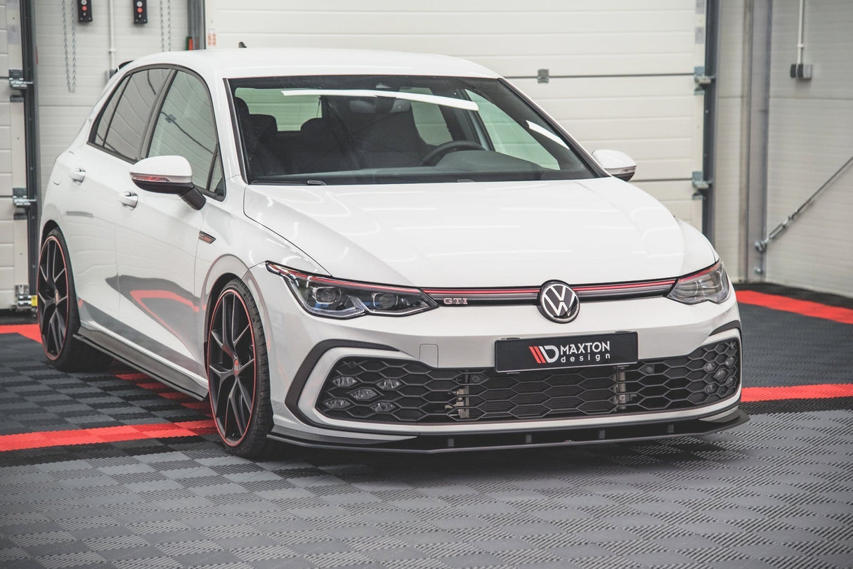 Maxton Design Racing Durability Front Splitter Volkswagen Golf Mk8 GTi / R-Line