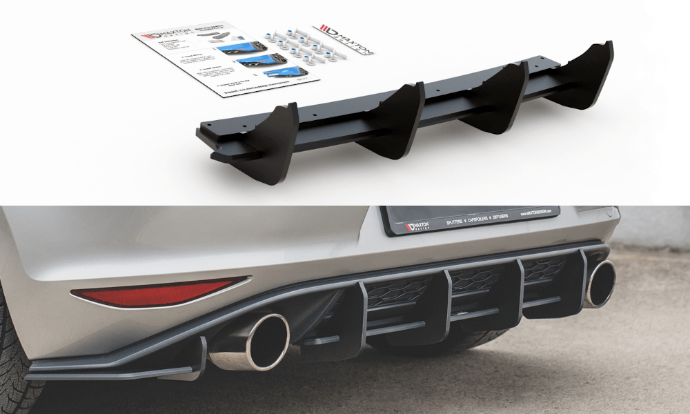 Maxton Design Racing Durability Rear Diffuser V.1 | VW Mk7 GTI