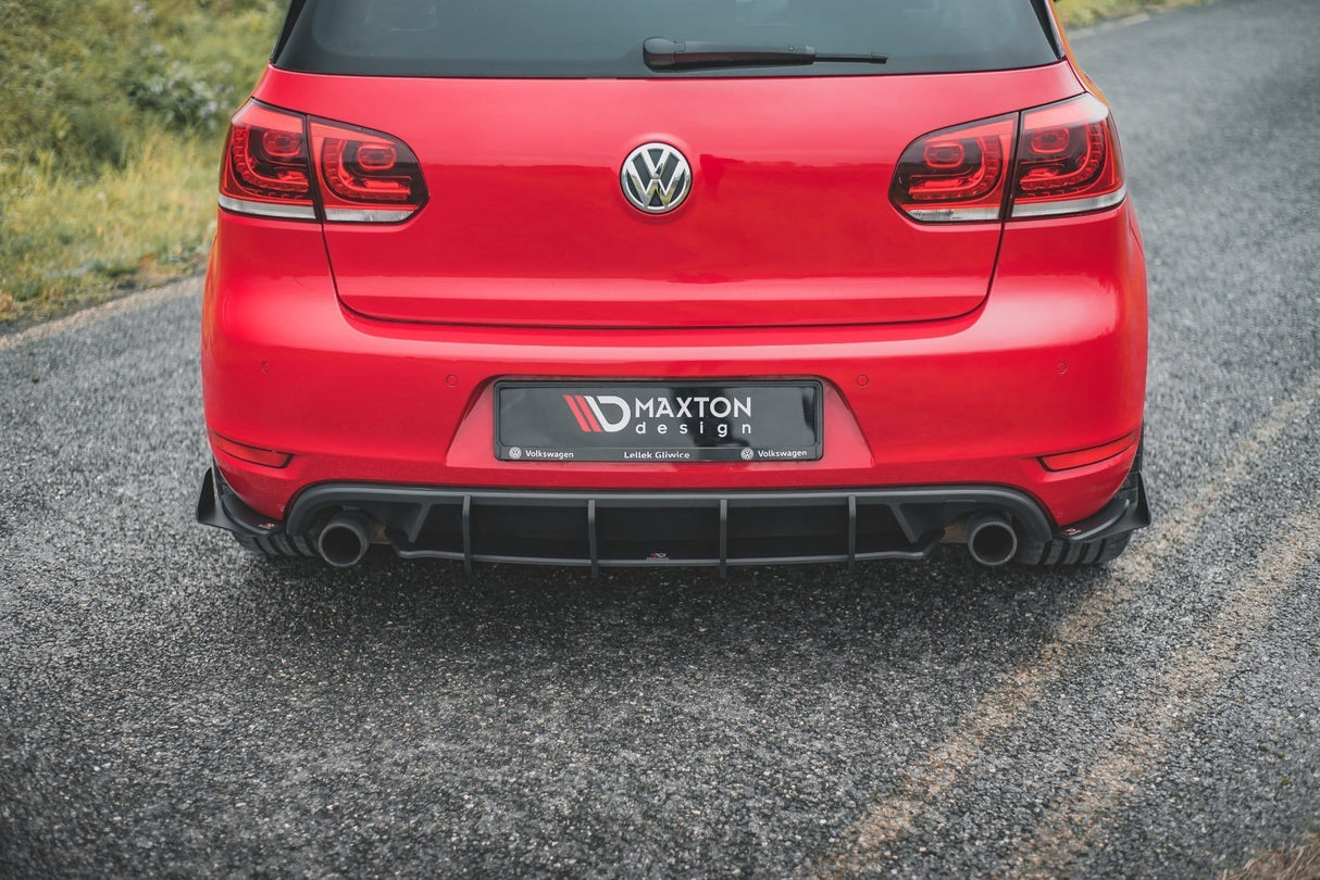 Maxton Design Racing Durability Rear Side Splitters + Flaps Volkswagen Golf GTi Mk6