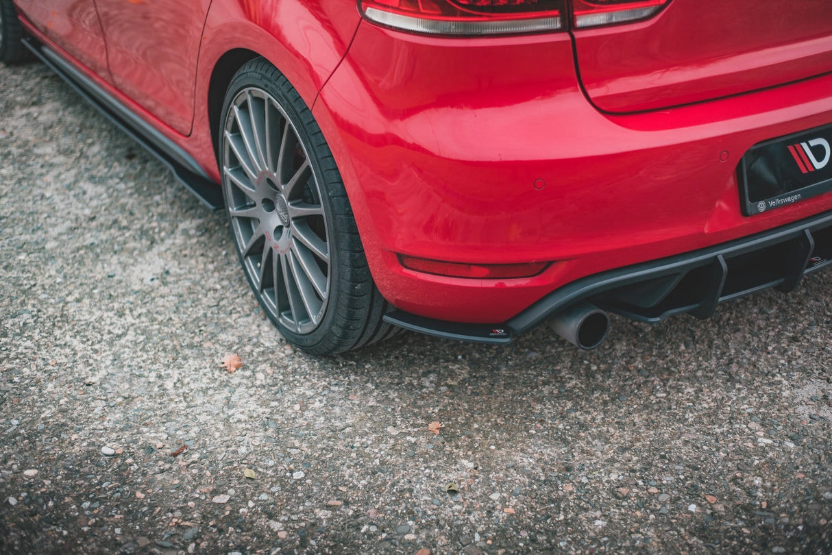 Maxton Design Racing Durability Rear Side Splitters Volkswagen Golf GTi Mk6