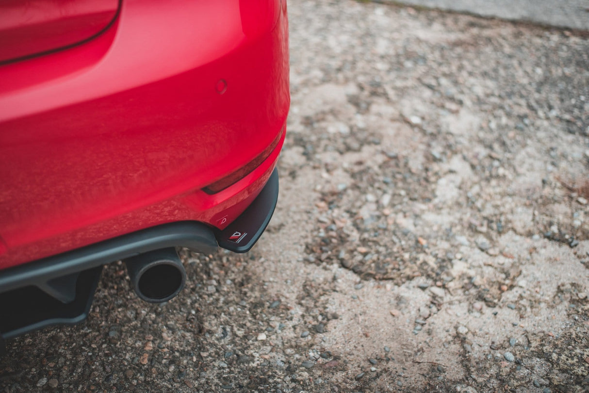 Maxton Design Racing Durability Rear Side Splitters Volkswagen Golf GTi Mk6