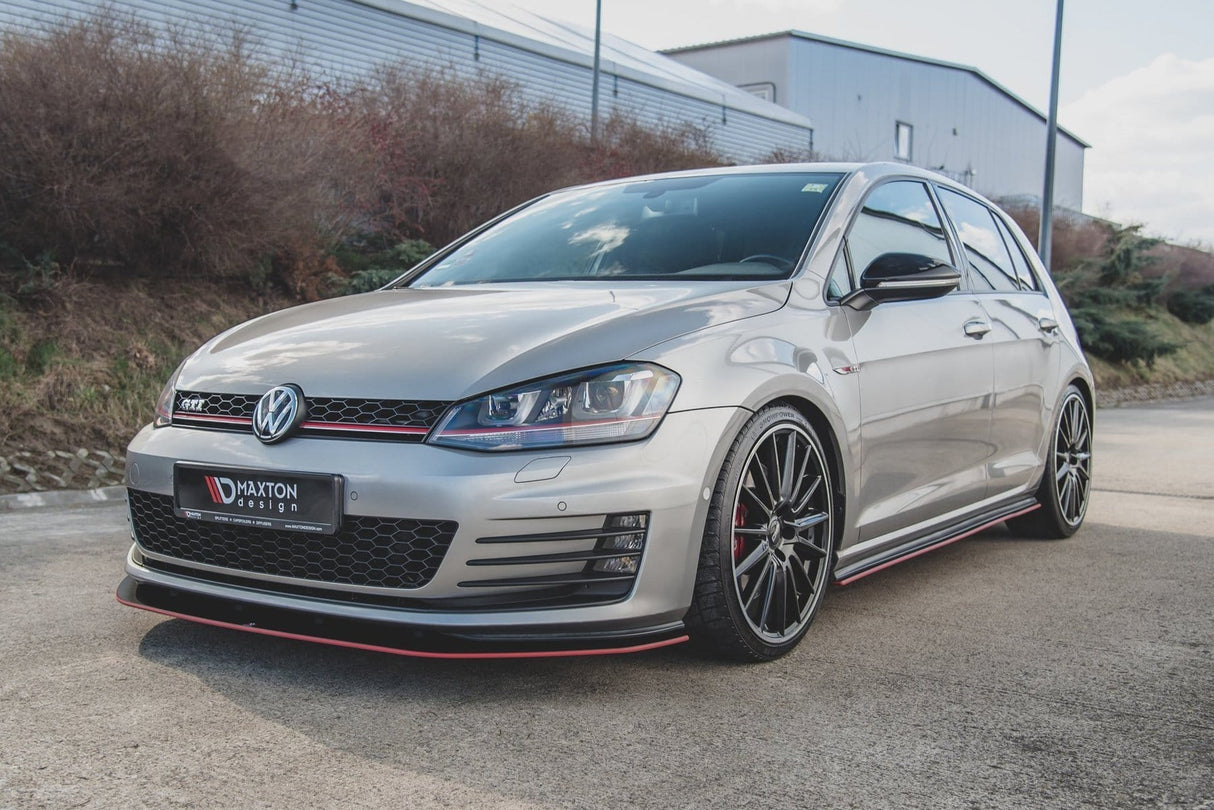 Maxton Design Racing Durability Side Skirts Diffusers | VW Mk7 GTI