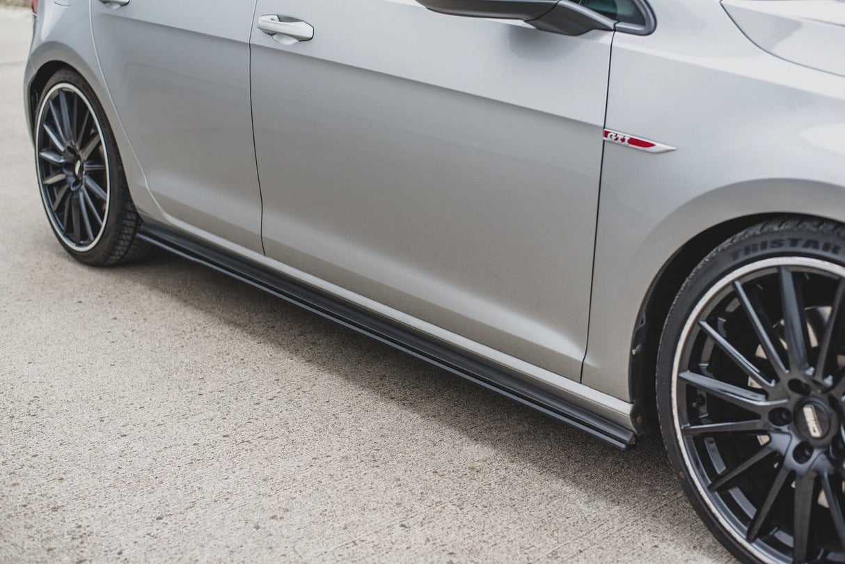 Maxton Design Racing Durability Side Skirts Diffusers | VW Mk7 GTI