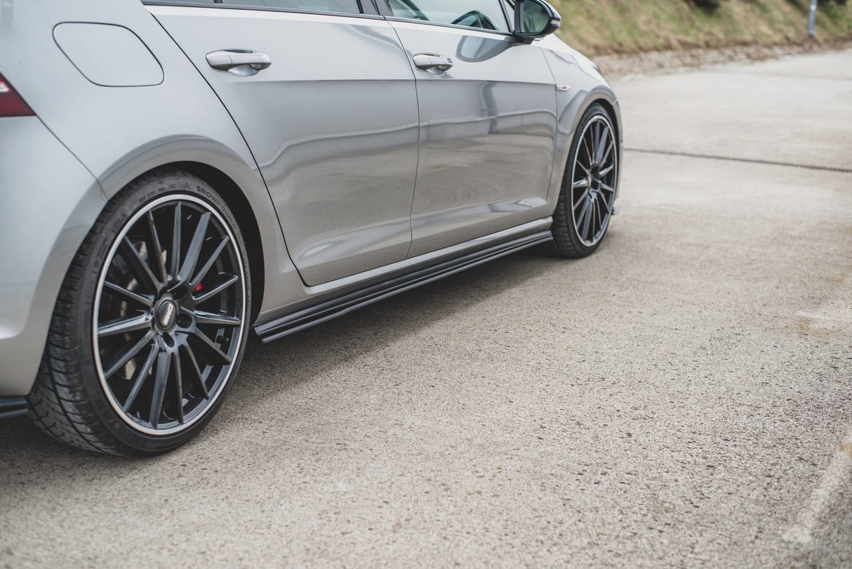Maxton Design Racing Durability Side Skirts Diffusers | VW Mk7 GTI