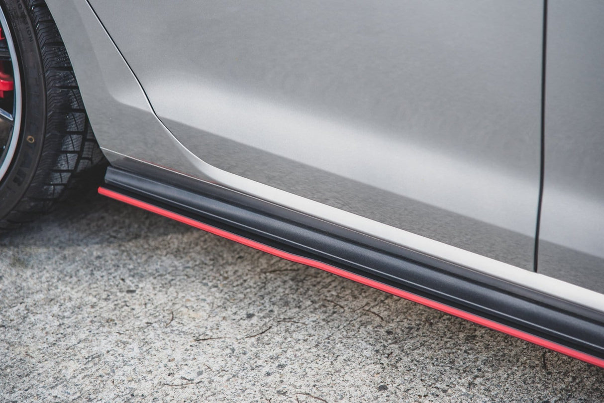 Maxton Design Racing Durability Side Skirts Diffusers | VW Mk7 GTI