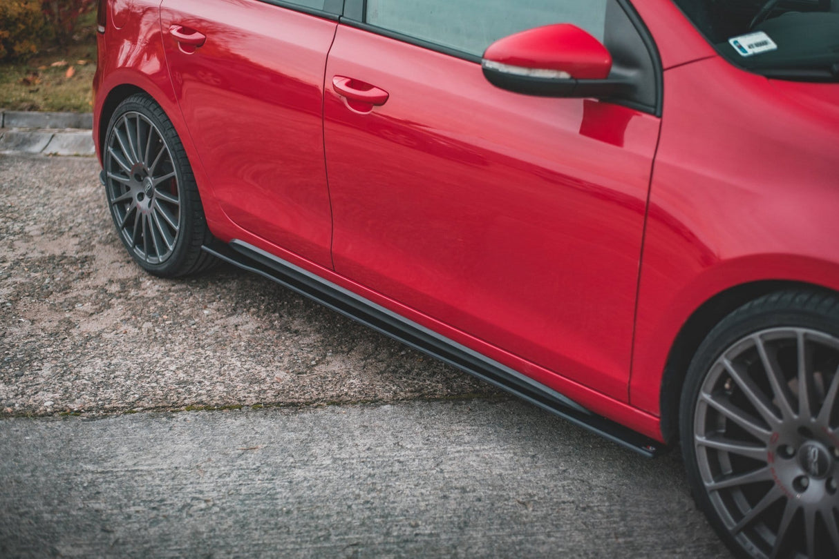 Maxton Design Racing Durability Side Skirts Diffusers Volkswagen Golf GTi Mk6