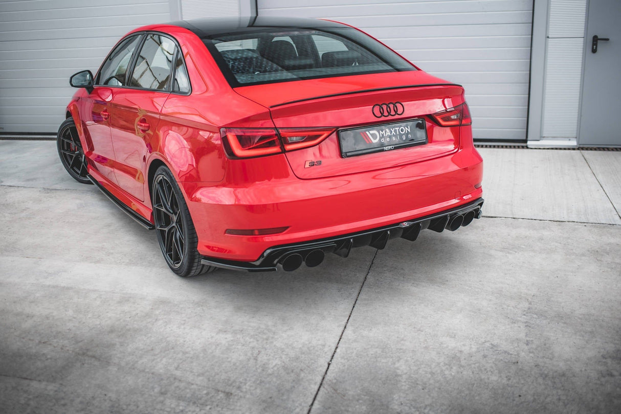 Maxton Design Rear Side Splitters Audi S3 Sedan 8V