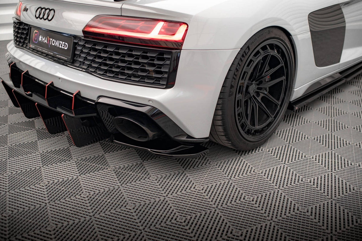 Maxton Design Rear Side Splitters - Audi Mk2 Facelift R8