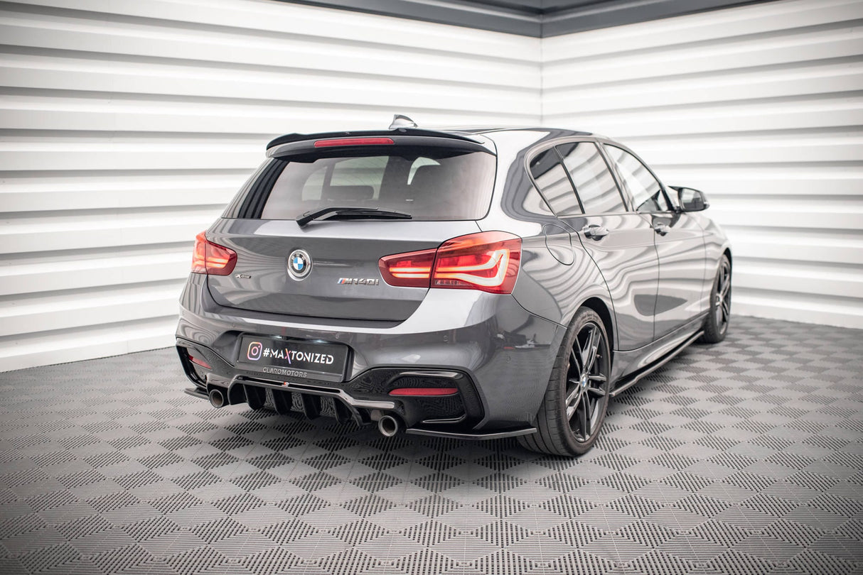 Maxton Design Rear Side Splitters BMW 1 F20 Facelift M-Power (Set Valance)