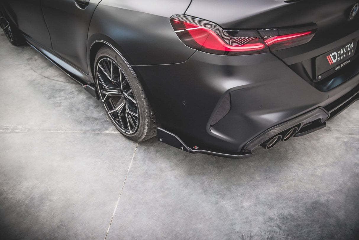 Maxton Design Rear Side Splitters + Flaps V.1 BMW M8 Gran Coupe F93