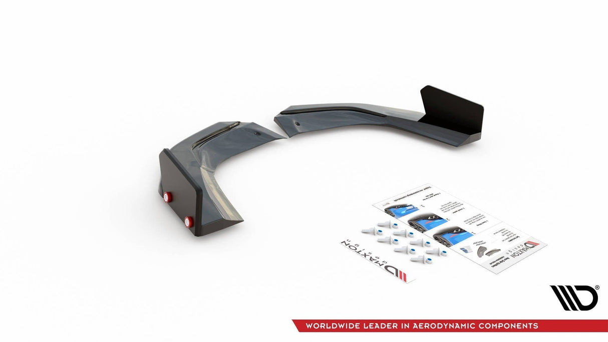Maxton Design Rear Side Splitters + Flaps V.2 Mercedes-AMG A45 S