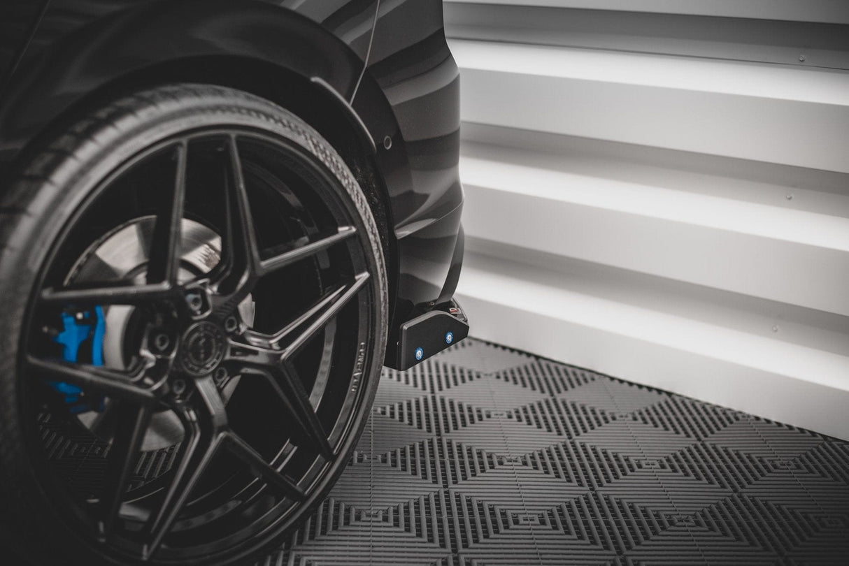 Maxton Design Rear Side Splitters + Flaps V.2 - VW Golf R Mk8