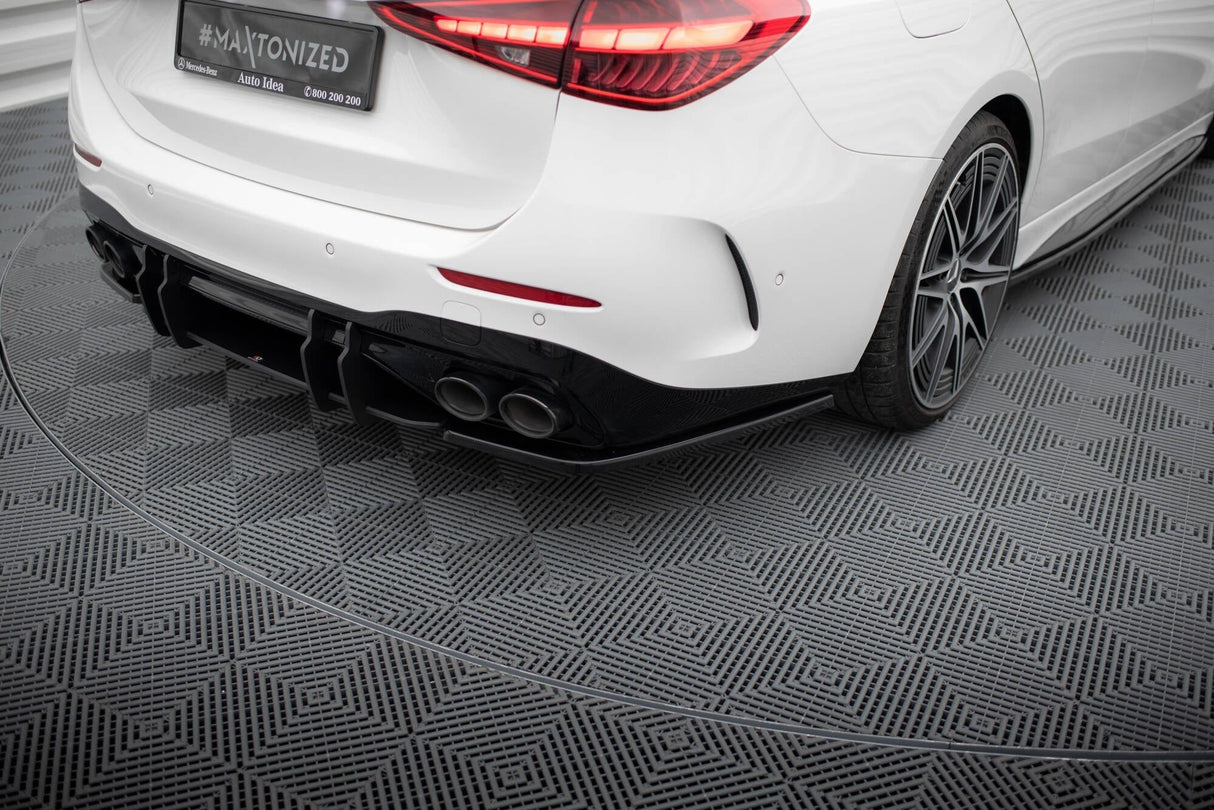 Maxton Design Rear Side Splitters Mercedes-Benz C AMG-Line / 43 AMG W206