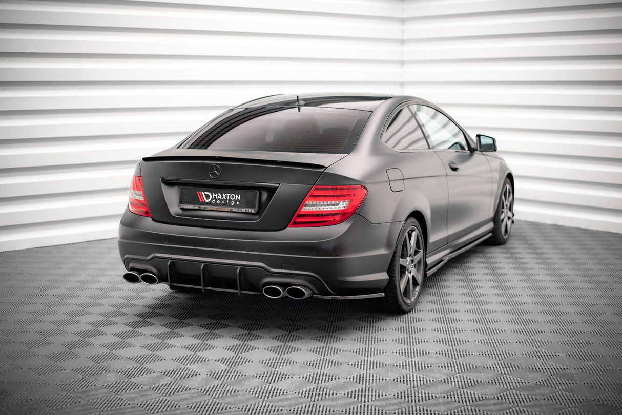 Maxton Design Rear Side Splitters Mercedes-Benz C Coupe AMG-Line C204