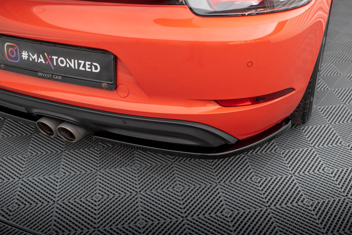 Maxton Design Rear Side Splitters Porsche 718 Cayman 982C