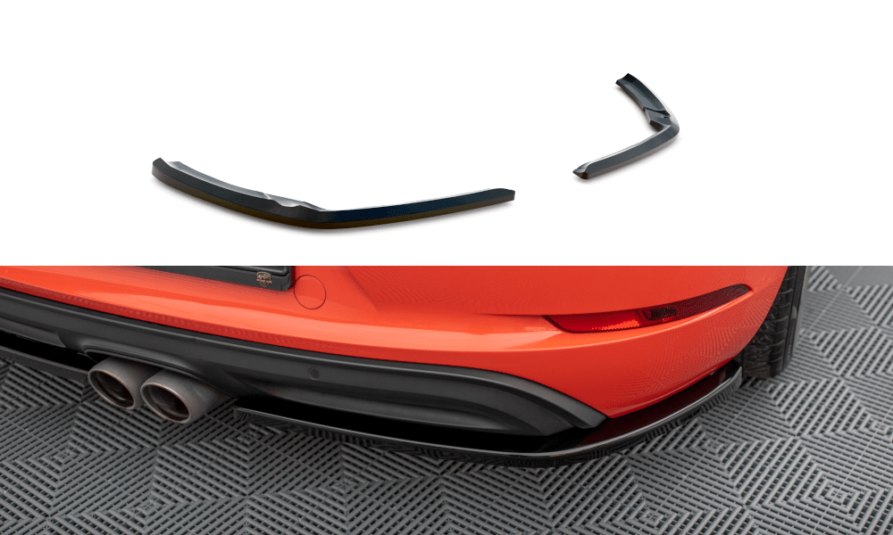 Maxton Design Rear Side Splitters Porsche 718 Cayman 982C