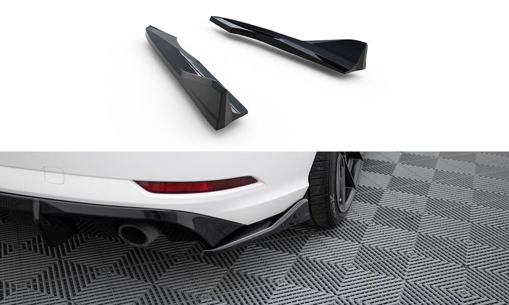 Maxton Design Rear Side Splitters V.2 Audi A3 Sedan 8V Facelift (Set For Valance)