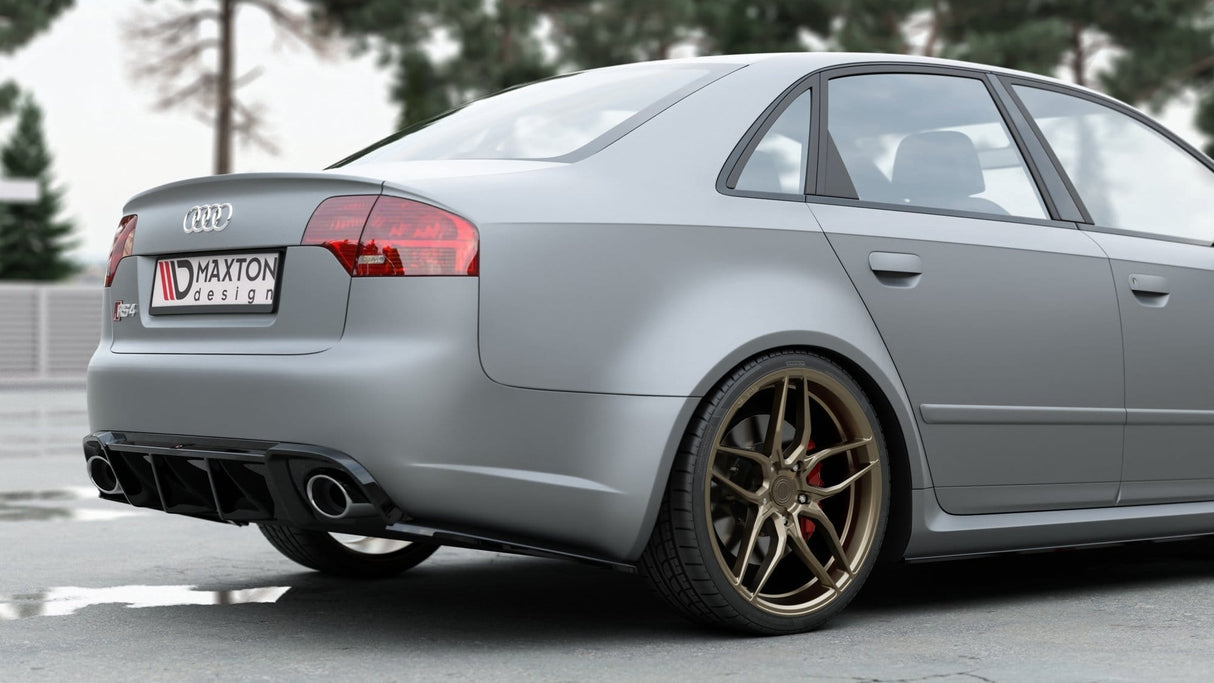 Maxton Design Rear Side Splitters V.2 Audi RS4 Sedan B7