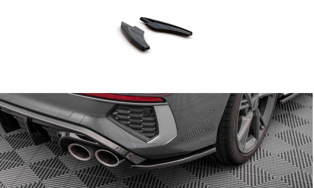 Maxton Design Rear Side Splitters V.2 Audi S3 Sedan 8Y (Set Valance)