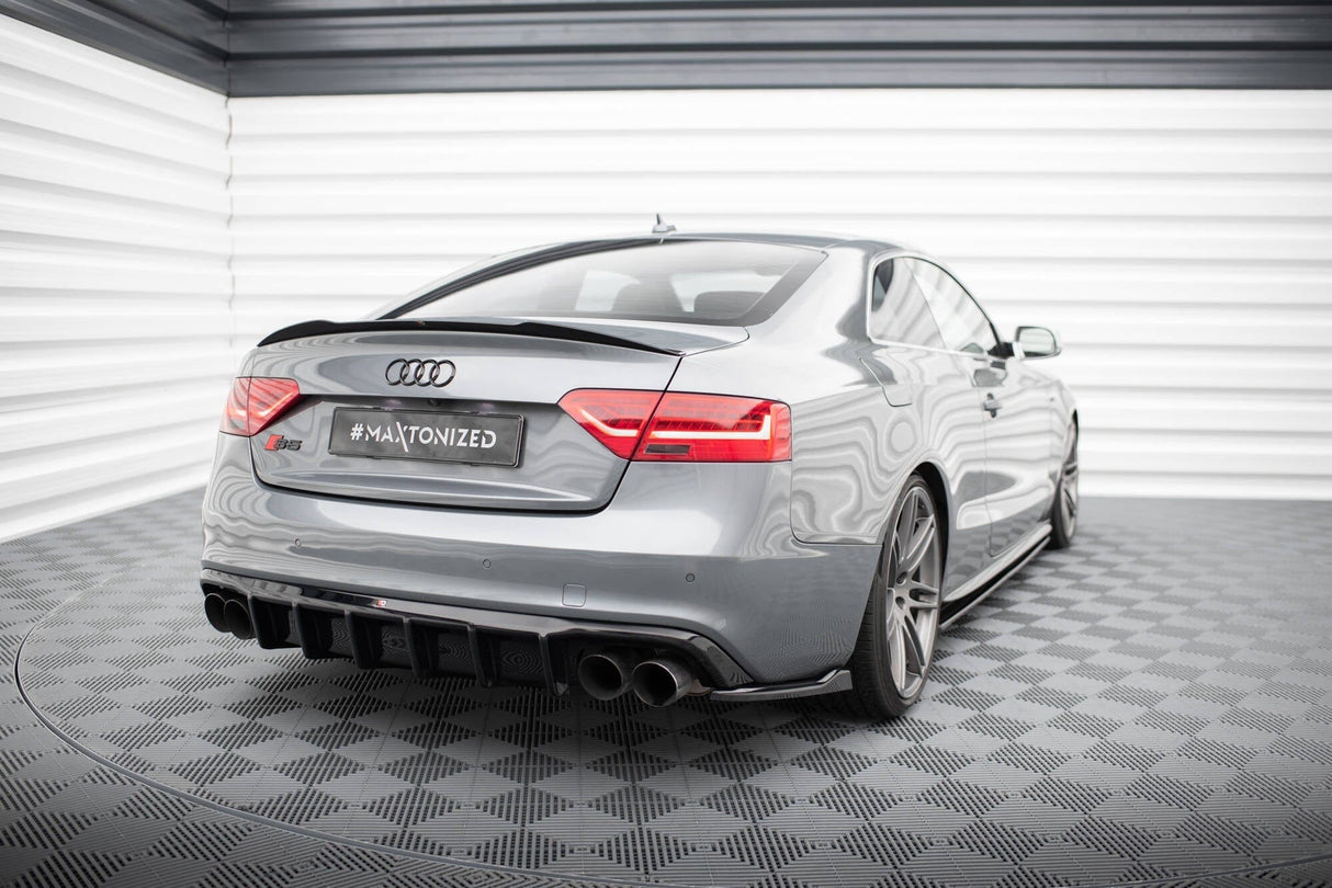 Maxton Design Rear Side Splitters V.2 Audi S5 Coupe 8T Facelift (Set Valance)