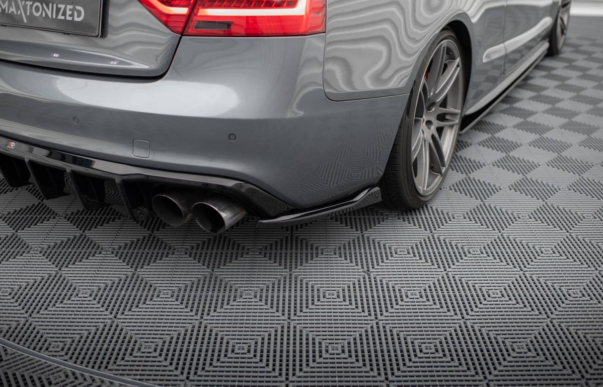 Maxton Design Rear Side Splitters V.2 Audi S5 Coupe 8T Facelift (Set Valance)