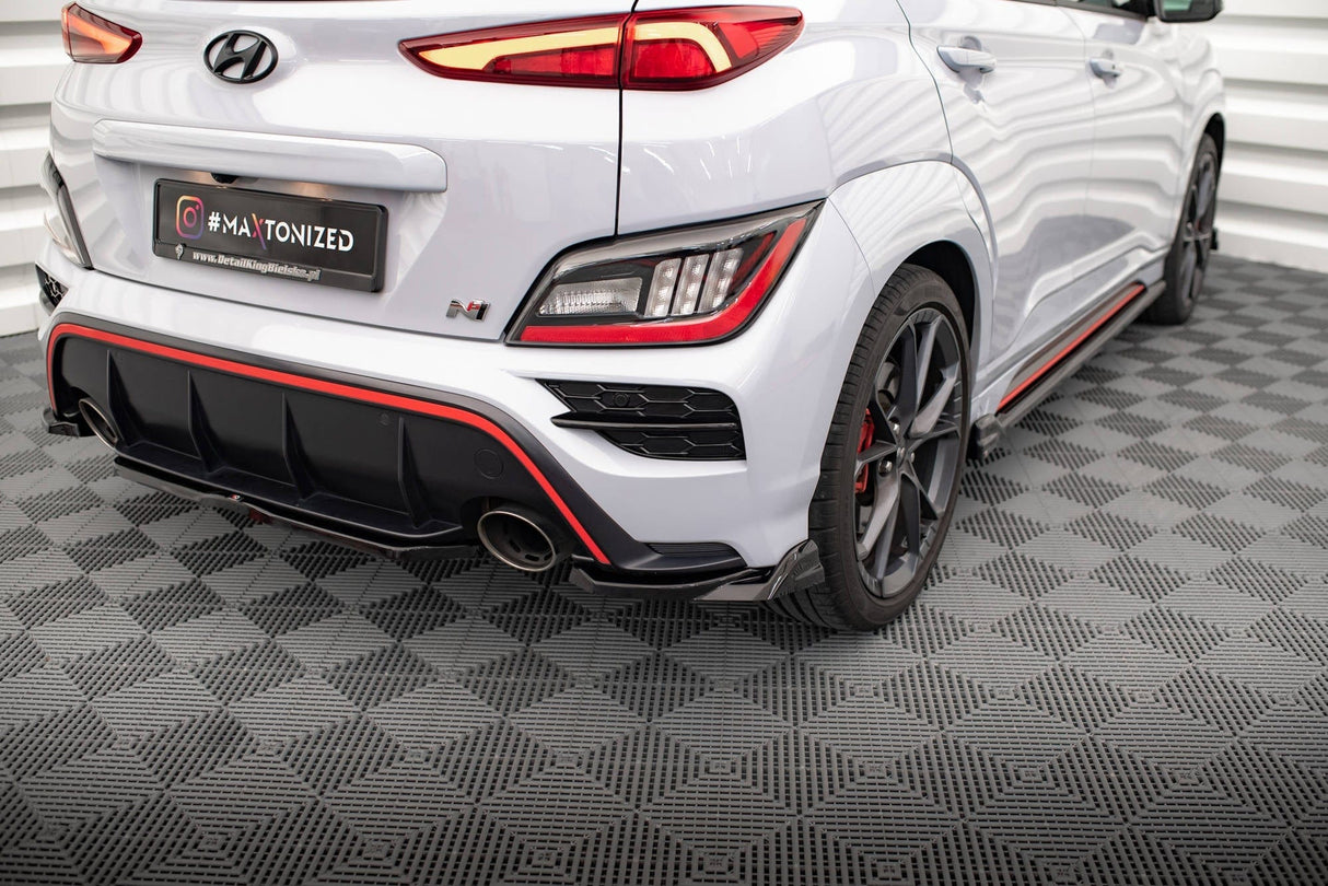 Maxton Design Rear Side Splitters V.2 Hyundai Kona MK1