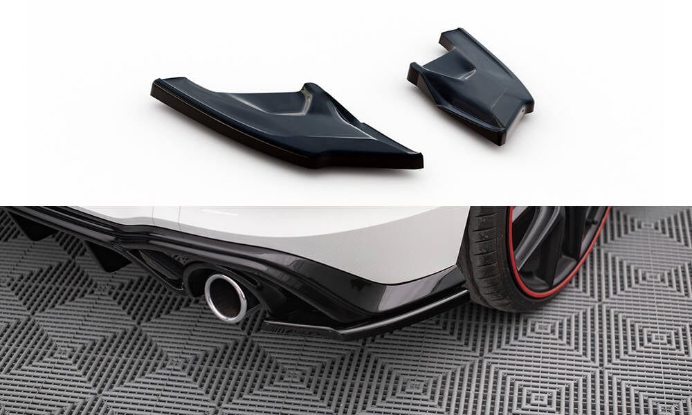 Maxton Design Rear Side Splitters V.3 VW Golf GTI Mk8 (Set Valance V.2)