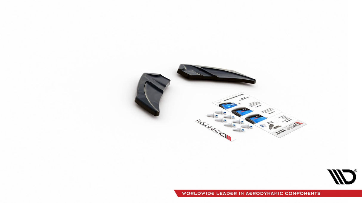 Maxton Design Rear Side Splitters V.3 VW Golf R Mk7