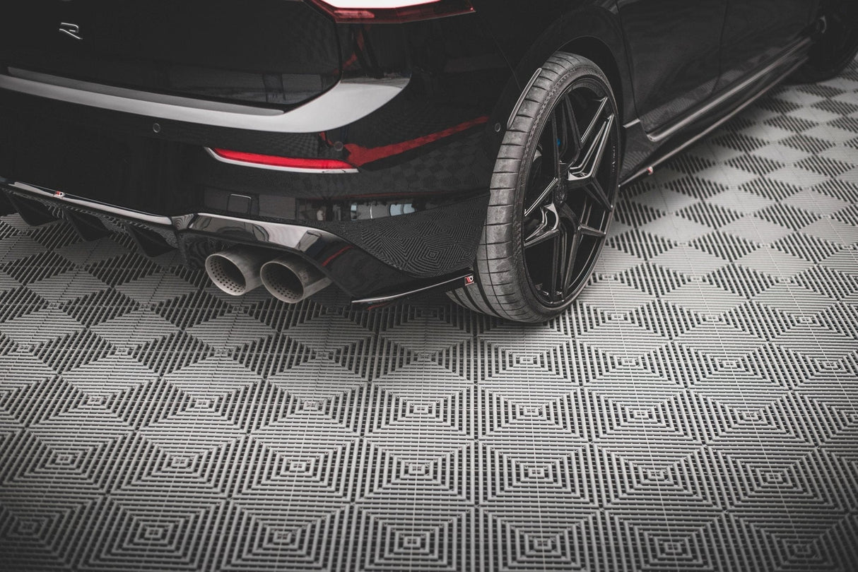 Maxton Design Rear Side Splitters V.3 For - VW Golf R Mk8