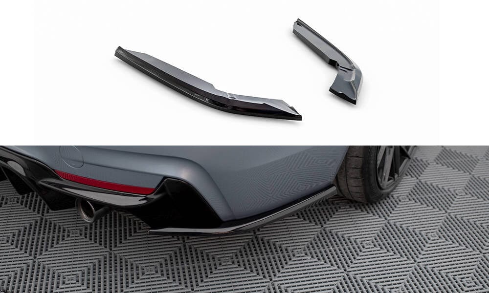Maxton Design Rear Side Splitters V.4 BMW 4 Coupe M-Pack F32 (Set Valance)