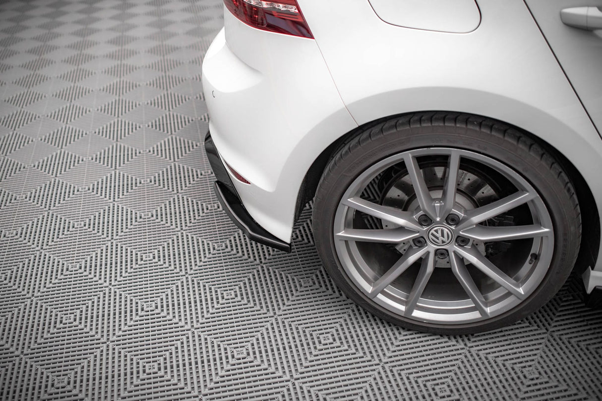 Maxton Design Rear Side Splitters V.4 VW Golf R Mk7