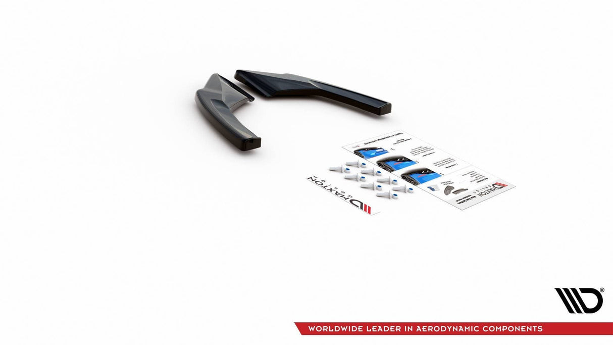 Maxton Design Rear Side Splitters Volkswagen Golf Mk8 GTi