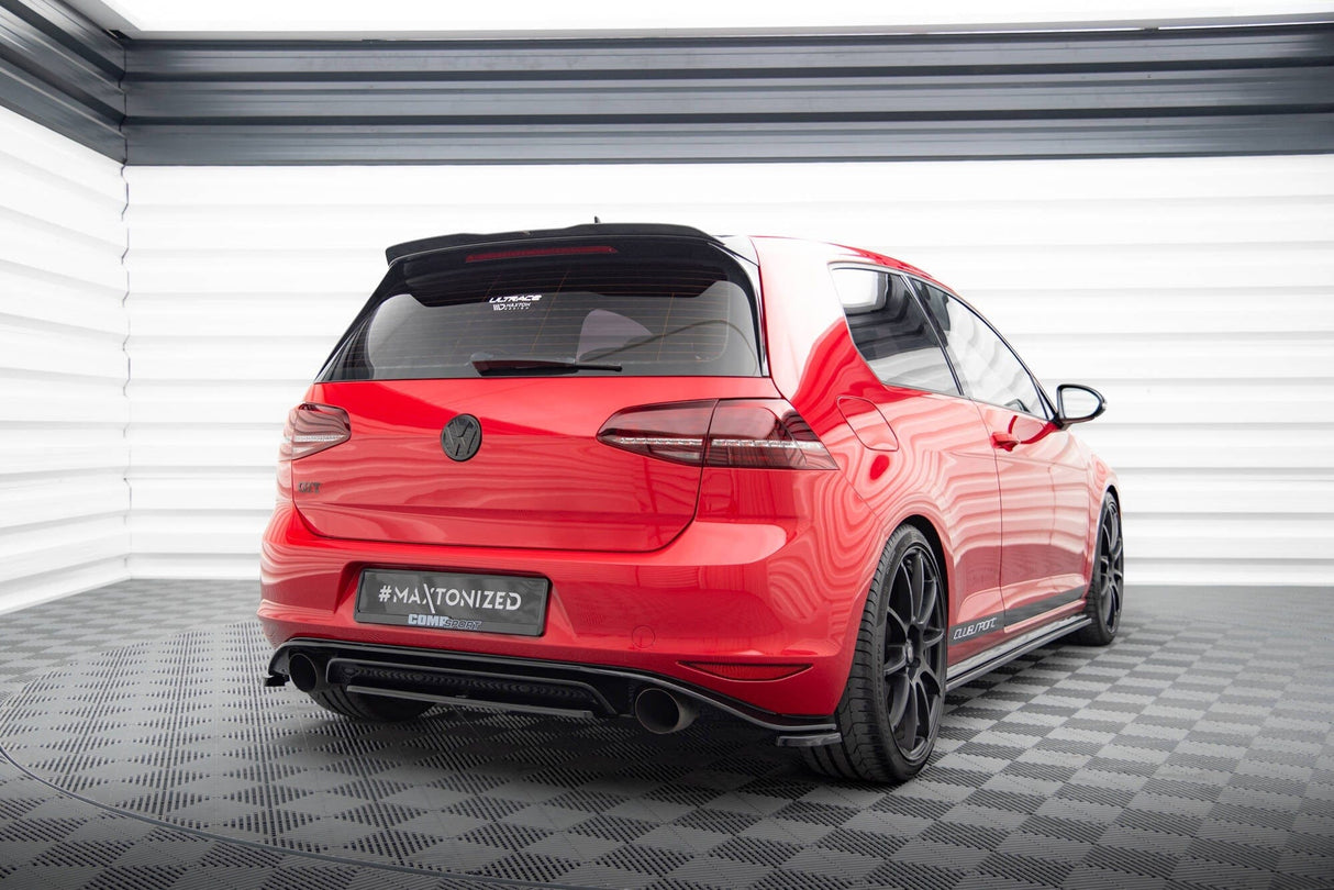 Maxton Design Rear Splitter VW Golf Mk7 Gti ClubSport