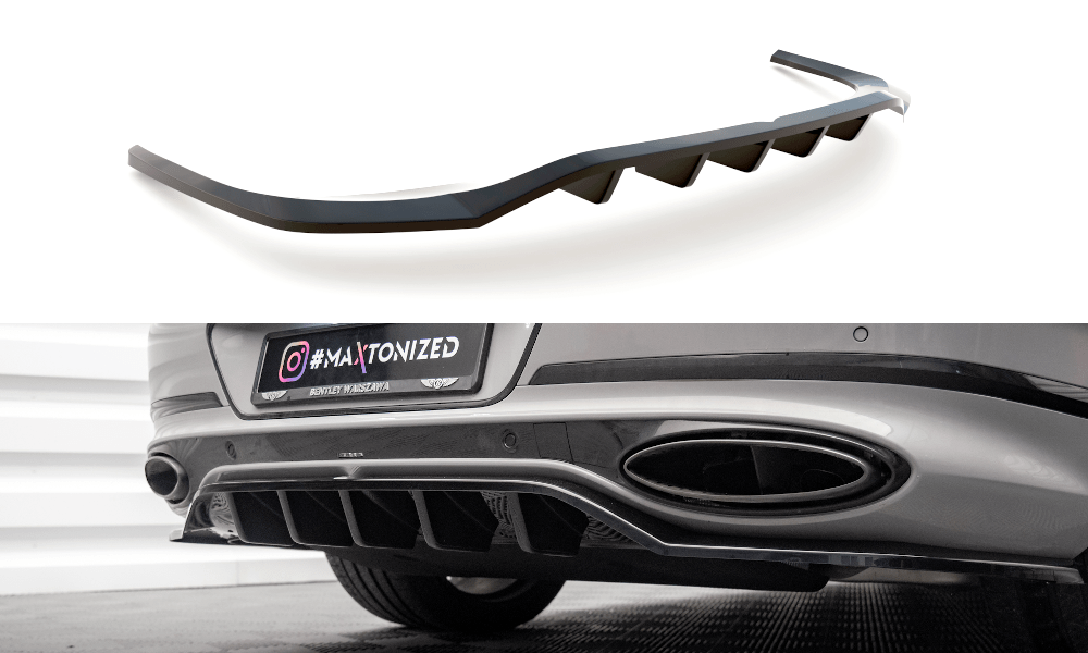 Maxton Design Rear Splitter (With Vertical Bars) Bentley Continental GT MK3