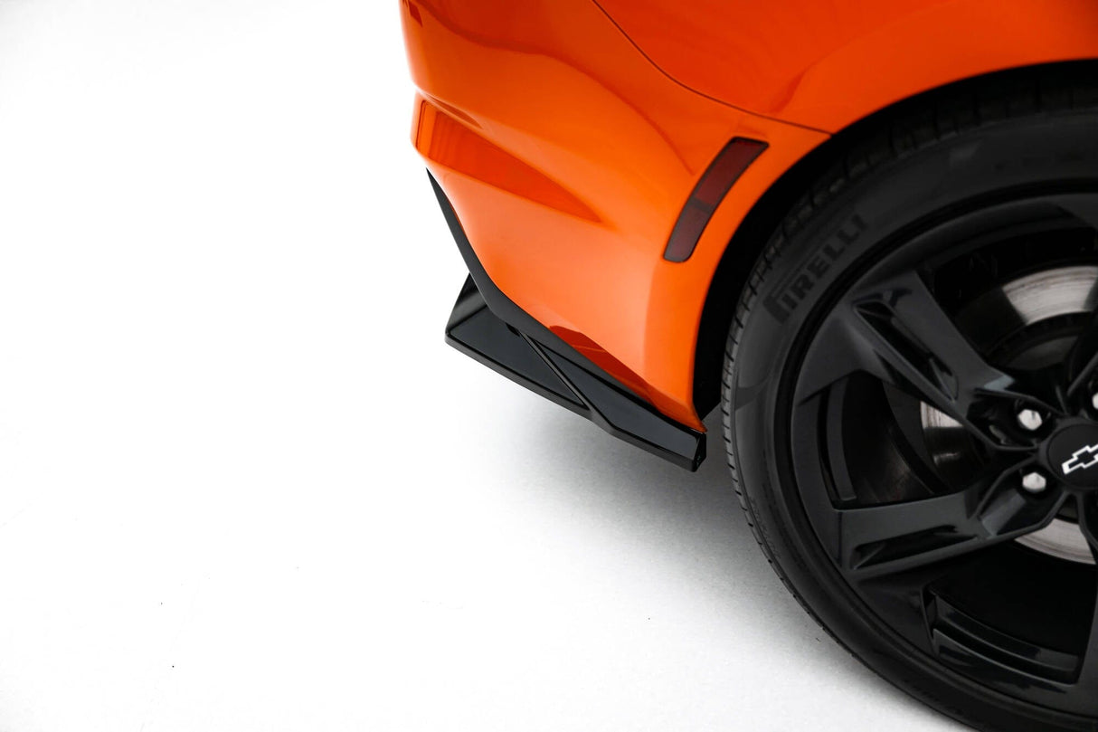 Maxton Design Rear Splitter (With Vertical Bars) Chevrolet Camaro SS MK6 Facelift