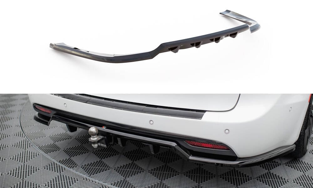 Maxton Design Rear Splitter (With Vertical Bars) Chrysler Pacifica MK2 Facelift