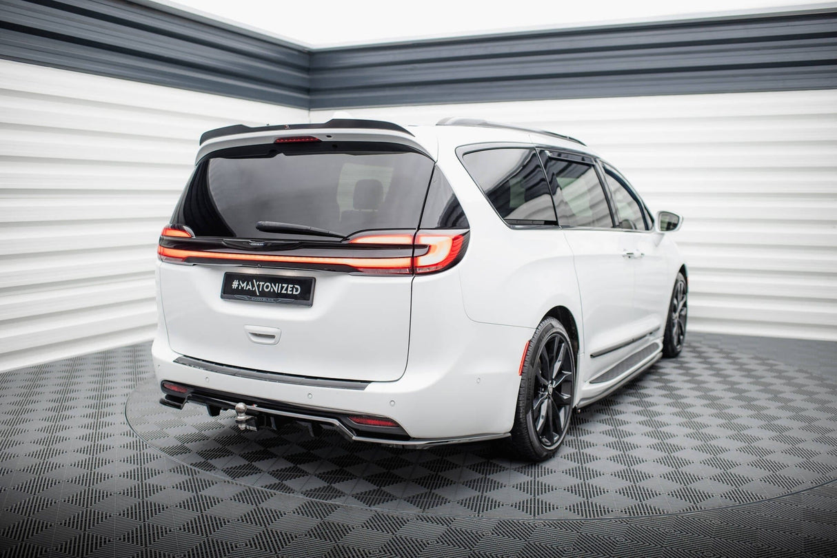 Maxton Design Rear Splitter (With Vertical Bars) Chrysler Pacifica MK2 Facelift