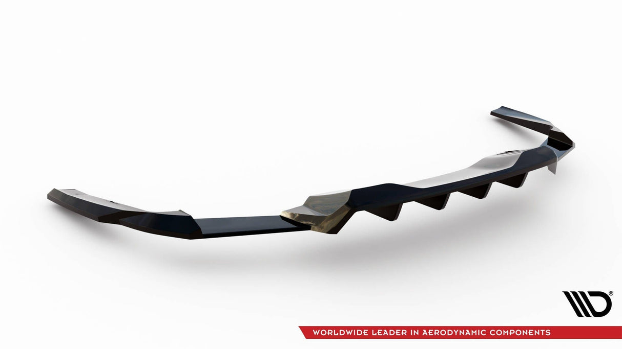 Maxton Design Rear Splitter (With Vertical Bars) Ford Mustang GT MK7