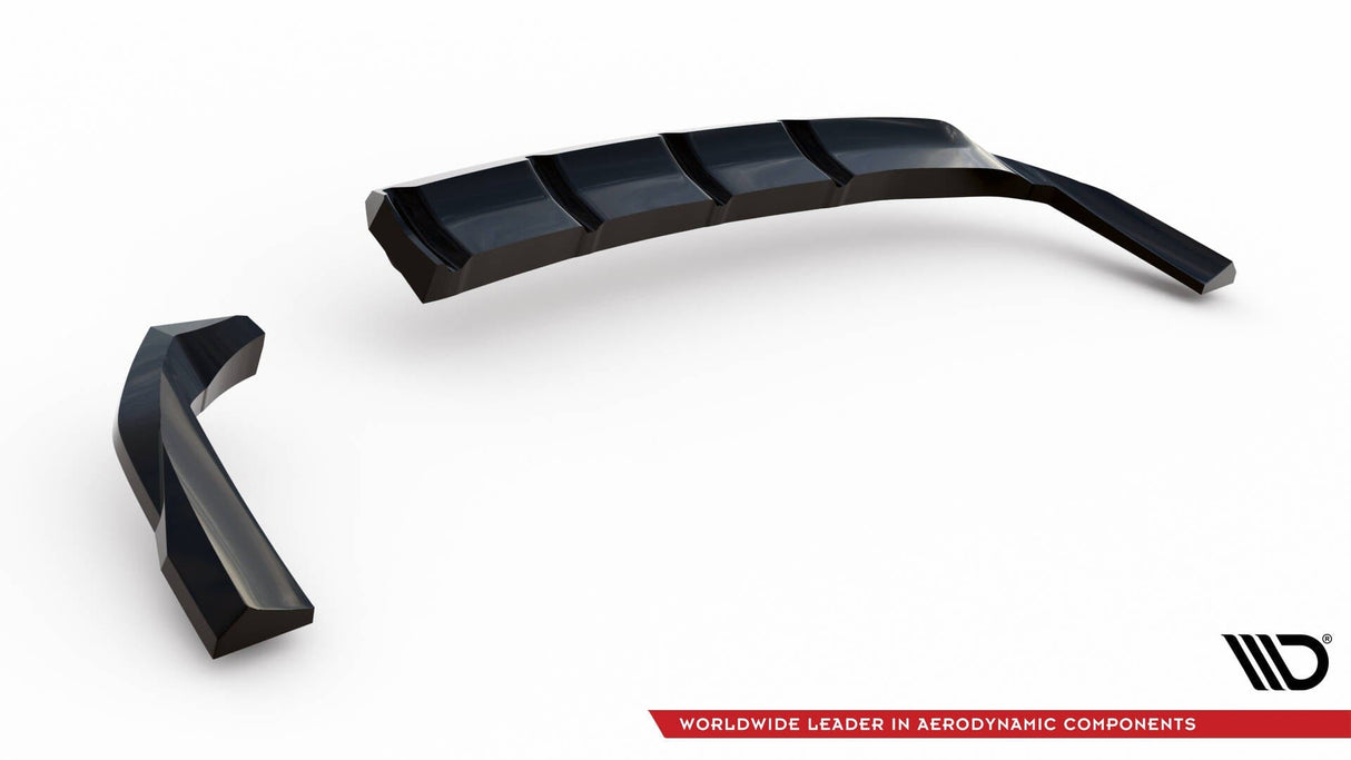 Maxton Design Rear Splitter (With Vertical Bars) Hyundai Tucson N-Line MK4