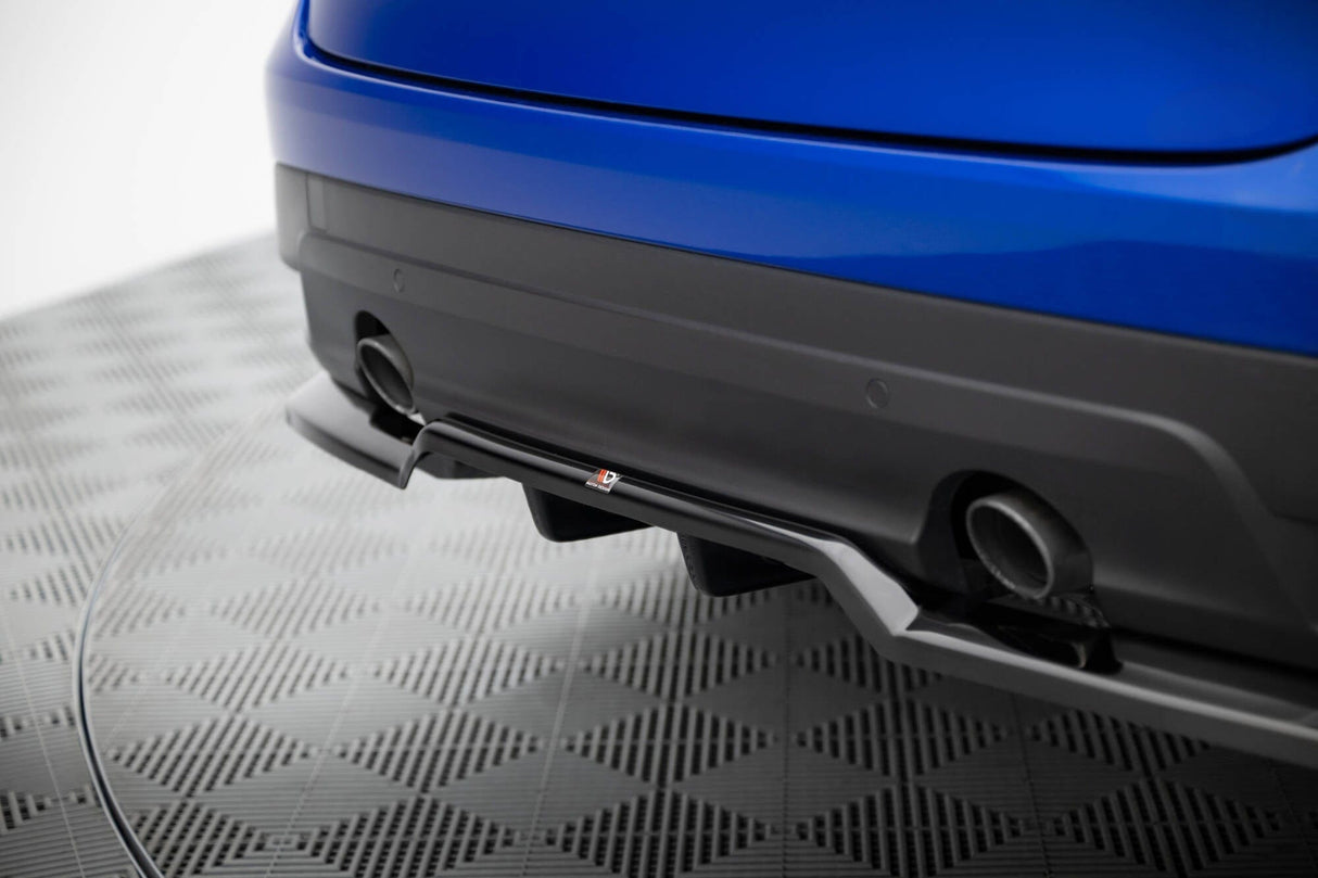 Maxton Design Rear Splitter (With Vertical Bars) Jaguar F-Pace R-Sport MK1