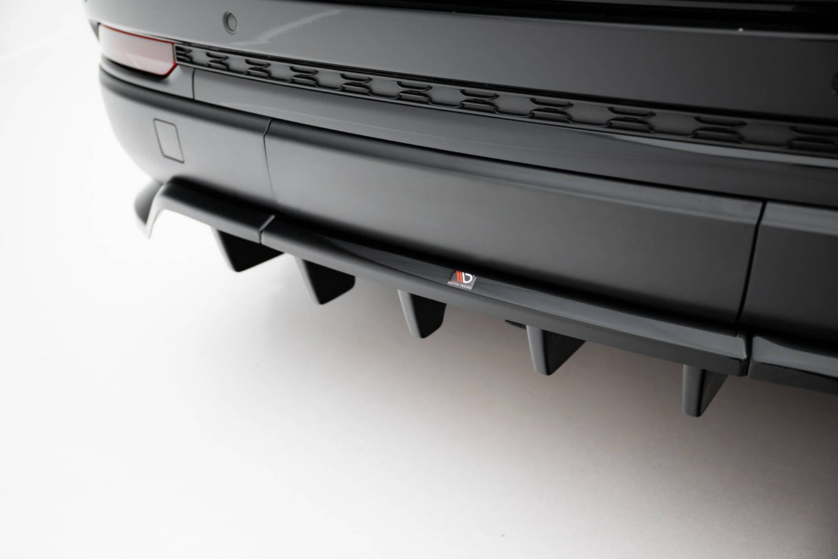 Maxton Design Rear Splitter (With Vertical Bars) Jeep Grand Cherokee Trailhawk MK5