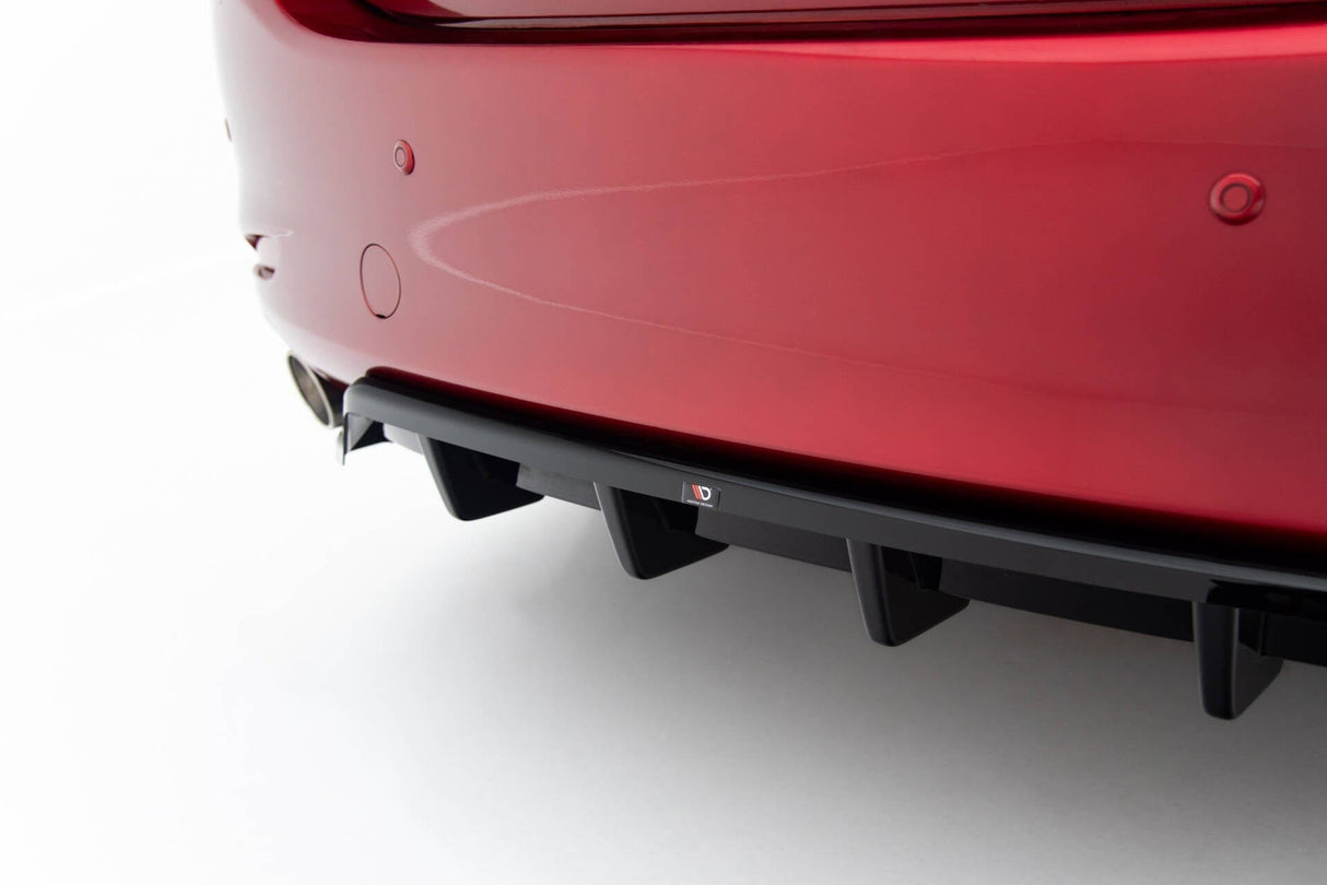 Maxton Design Rear Splitter (With Vertical Bars) Mazda 6 Sedan MK3 Facelift