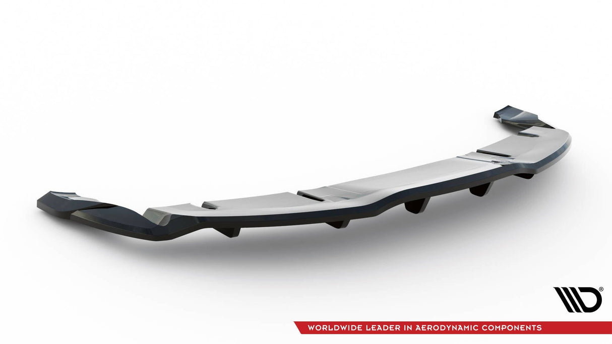 Maxton Design Rear Splitter (With Vertical Bars) V.2 - Tesla Model 3 Project Highlight (Facelift)