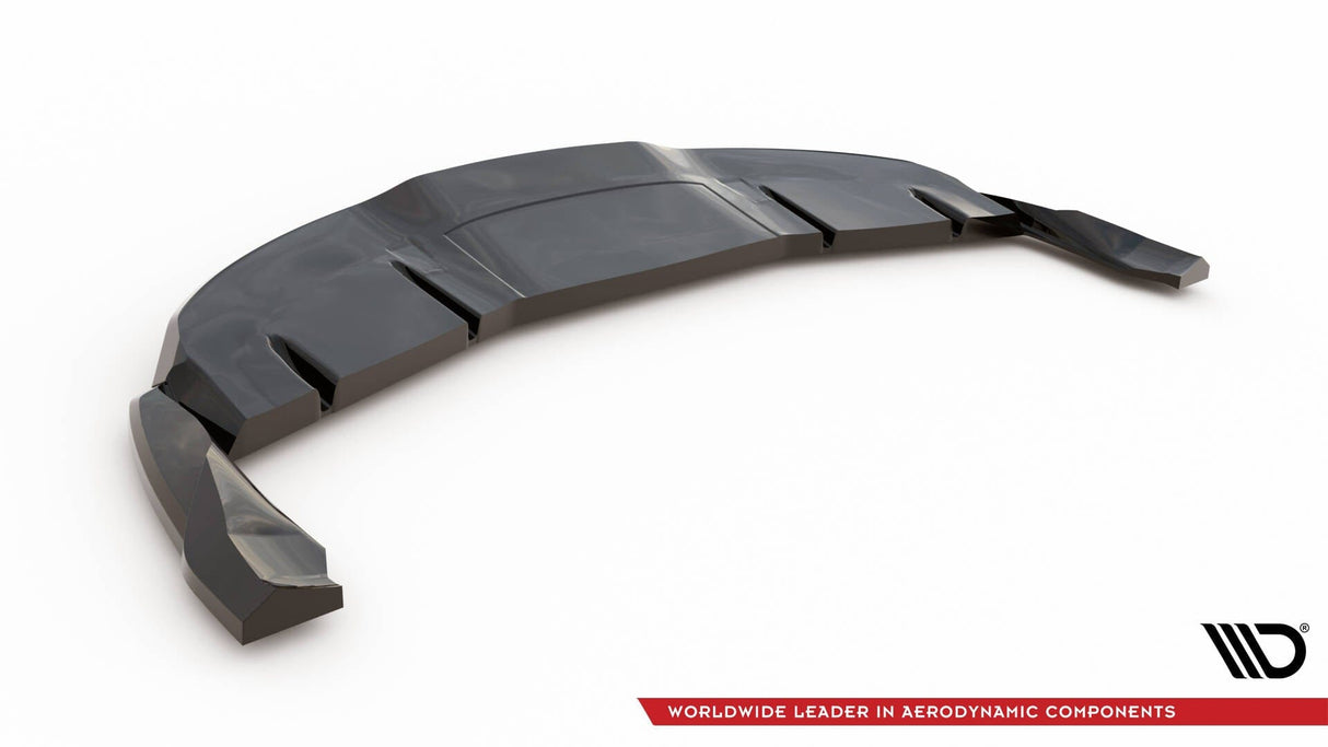 Maxton Design Rear Splitter (With Vertical Bars) V.2 - Tesla Model 3 Project Highlight (Facelift)