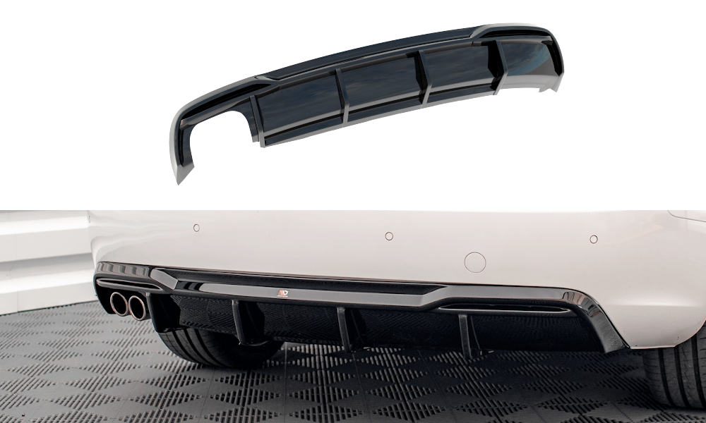 Maxton Design Rear Valance Audi A5 8T Facelift (Version with dual exhausts on one side)