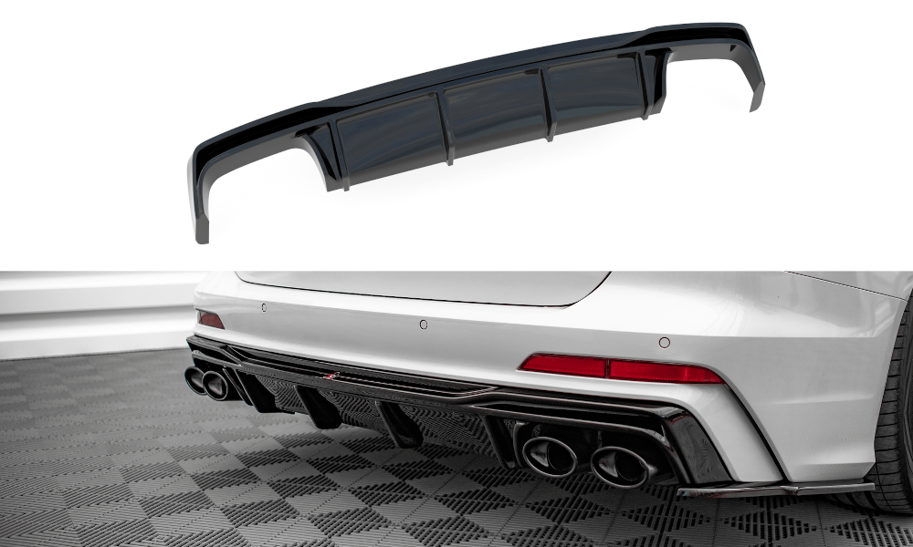 Maxton Design Rear Valance - Audi / C8 / S6 / A6 / S-Line