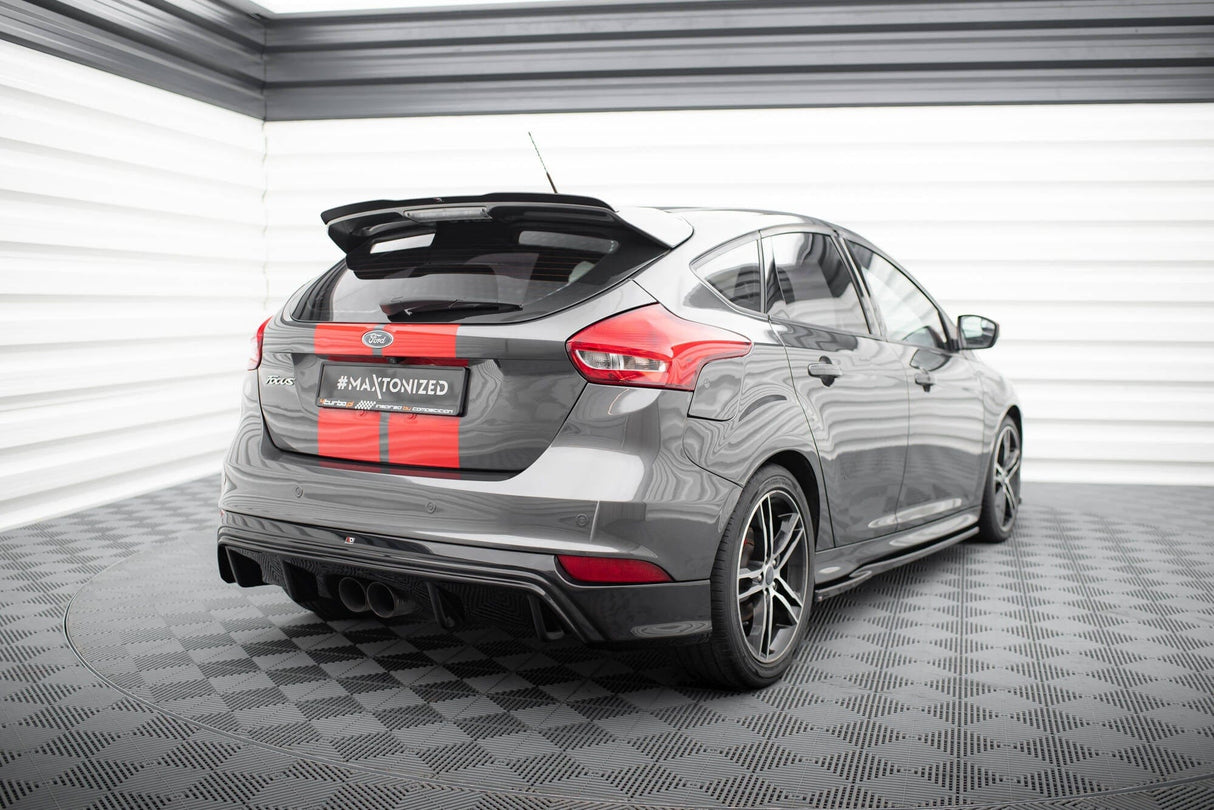 Maxton Design Rear Valance Ford Focus St MK3 Facelift ((MK3.5) (Rs-Look)