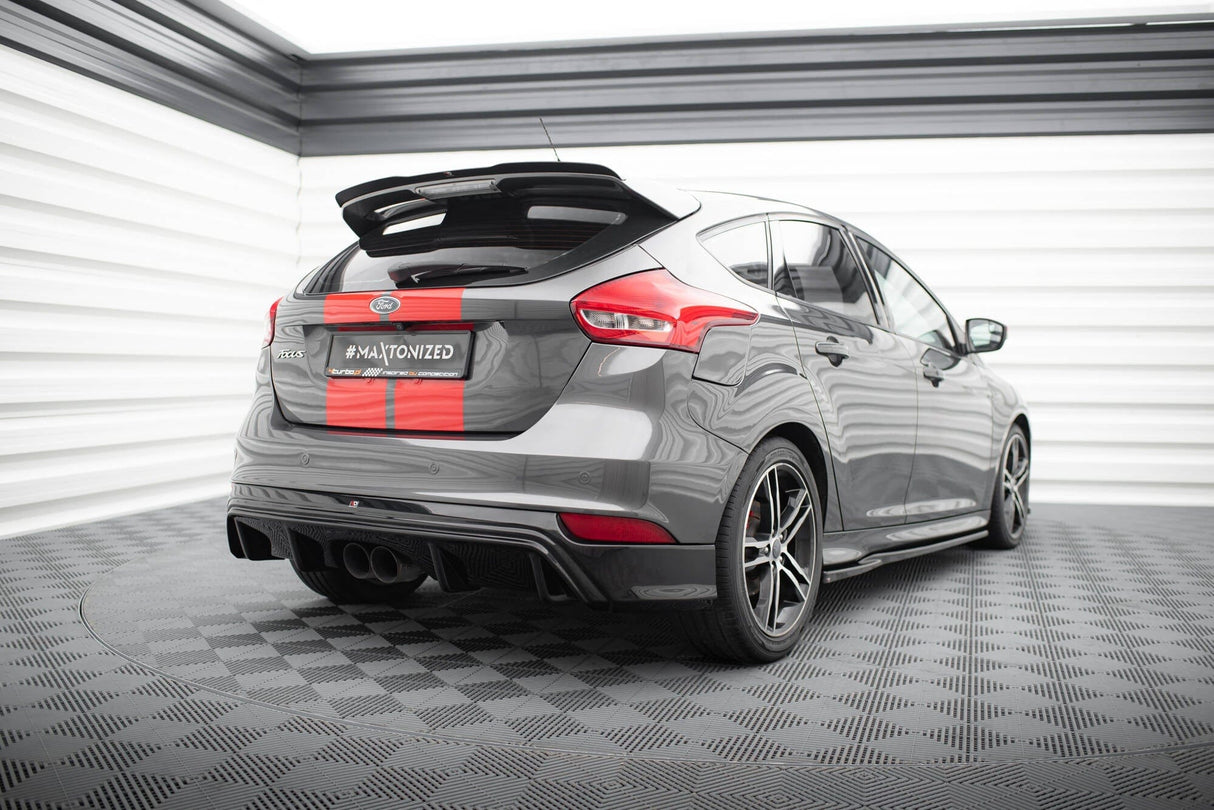 Maxton Design Rear Valance Ford Focus St MK3 Facelift ((MK3.5) (Rs-Look)