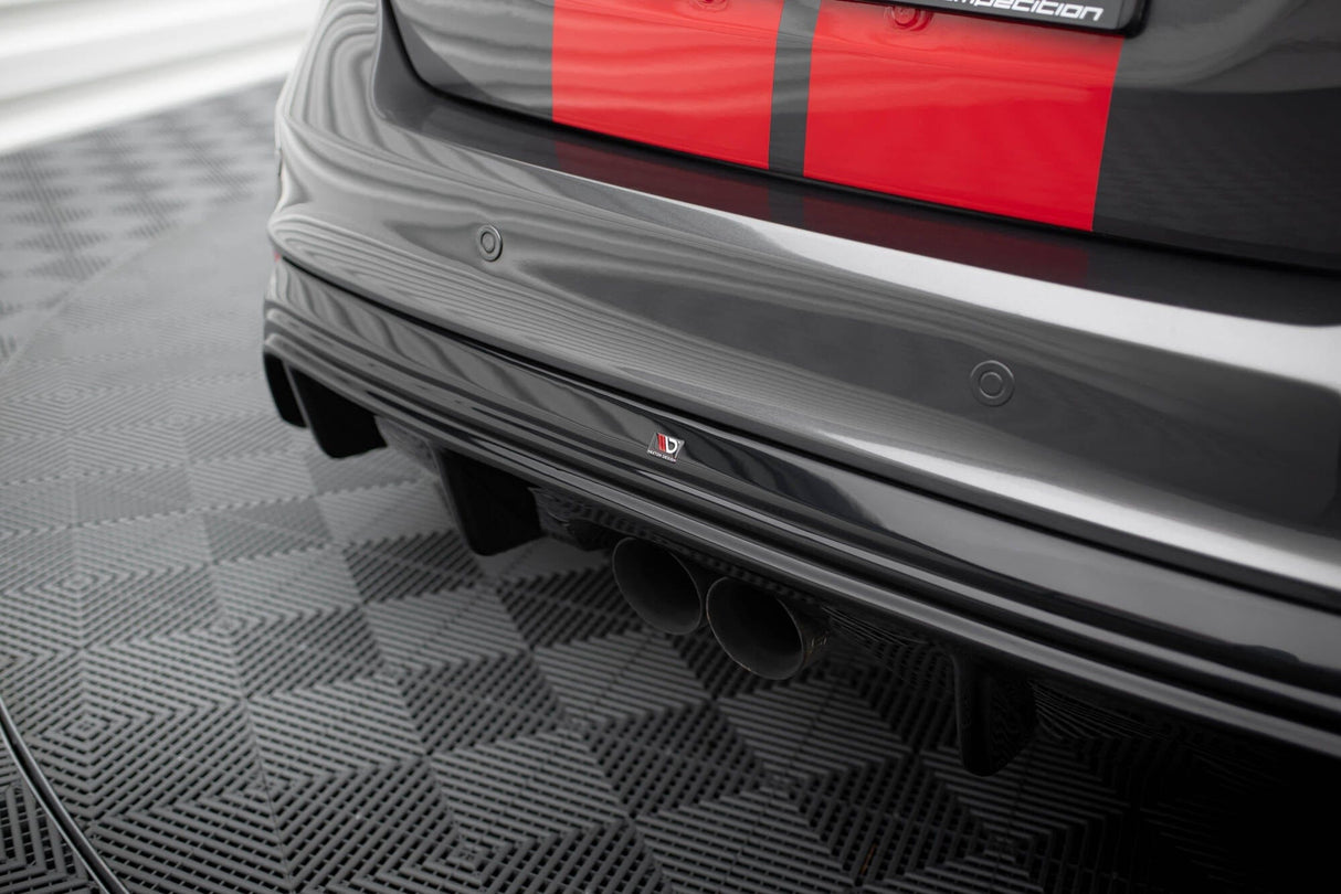 Maxton Design Rear Valance Ford Focus St MK3 Facelift ((MK3.5) (Rs-Look)
